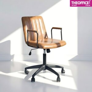 Ghế Nhân Viên Lễ Tân Đệm Bọc Da Nhập Khẩu Cao Cấp TO-GV12