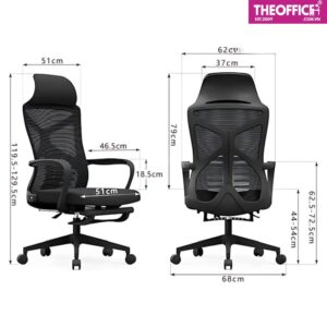 Ghế Nhân Viên Văn Phòng Chuẩn Đẹp Sang Trọng TO-GV91