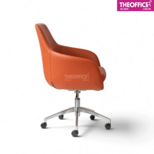 Ghế Phòng Họp Chân Xoay Nhôm Đúc Đệm Bọc Da PU TO-GH15