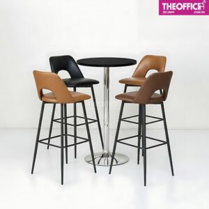 Ghế Quầy Bar Bọc Vải Nhung Giả Da Êm Ái Chuẩn Đẹp TO-GB40