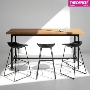 Ghế Quầy Bar Chân Sắt Sơn Tĩnh Điện Đệm Dày Êm Ái TO-GB56