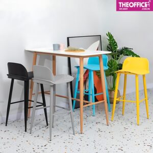 Ghế Quầy Bar Khung Nhựa PP Thiết Kế Bền Đẹp TO-GB30