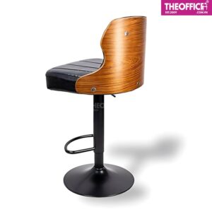 Ghế Quầy Bar Lưng Gỗ Plywood Phong Cách Hiện Đại TO-GB43