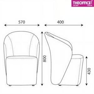 Ghế Tiếp Khách Bọc Da PU Đẳng Cấp Tiện Nghi TO-GK34