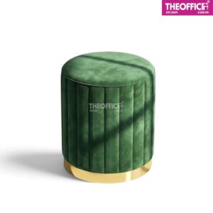 Ghế Tiếp Khách Đôn Bọc Vải Nhung Cao Cấp Hiện Đại TO-GK33