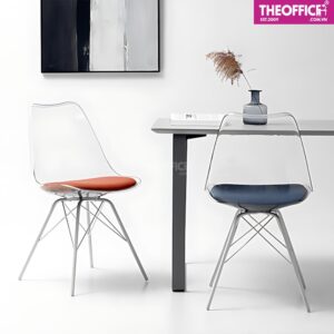 Ghế Tiếp Khách Nhựa Trong Suốt Đệm Êm Ái Cao Cấp TO-GK44