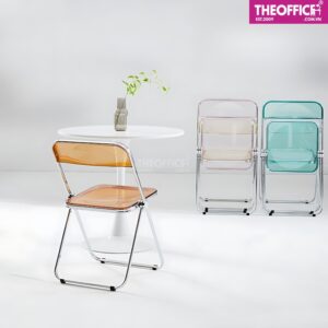 Ghế Tiếp Khách Nhựa Trong Suốt Êm Ái Chuẩn Đẹp TO-GK40