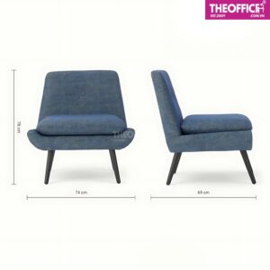 Ghế Tiếp Khách Sofa Đơn Bọc Vải Nỉ Êm Ái Chuẩn Đẹp TO-GK32