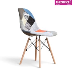 Ghế Văn Phòng Eames Thổ Cẩm Thiết Kế Tinh Tế TO-GVP02