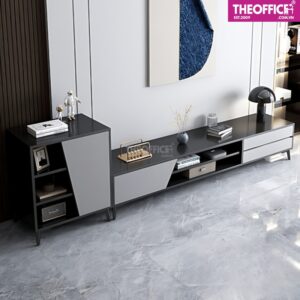 Tủ Kệ Tivi Chân Sắt Sơn Tĩnh Điện Hiện Đại Bền Bỉ TO-KTV02