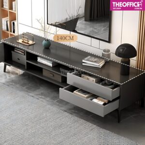 Tủ Kệ Tivi Chân Sắt Sơn Tĩnh Điện Hiện Đại Bền Bỉ TO-KTV02
