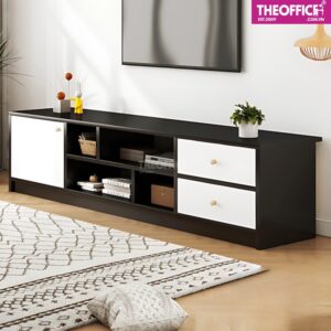 Tủ Kệ Tivi Gỗ MDF Đơn Giản Phòng Khách Tinh Tế TO-KTV03