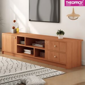 Tủ Kệ Tivi Gỗ MDF Đơn Giản Phòng Khách Tinh Tế TO-KTV03