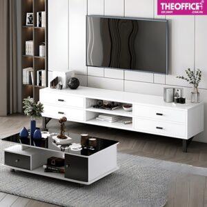 Tủ Kệ Tivi Nhiều Ngăn Kéo Phòng Khách Sang Trọng TO-KTV05