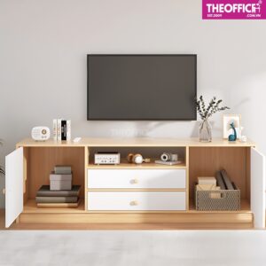 Tủ Kệ Tivi Nhỏ Gọn Cho Căn Hộ Thiết Kế Tinh Tế TO-KTV07