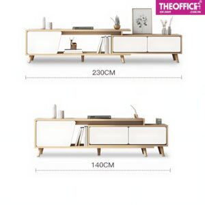 Tủ Kệ Tivi Tùy Biến Kích Thước Thông Minh Bền Đẹp TO-KTV06